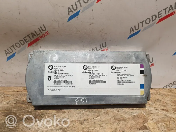 BMW 7 F01 F02 F03 F04 Moduł / Sterownik Bluetooth 9228272