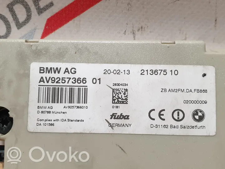 BMW 5 F10 F11 Antenos stiprintuvas 9257366