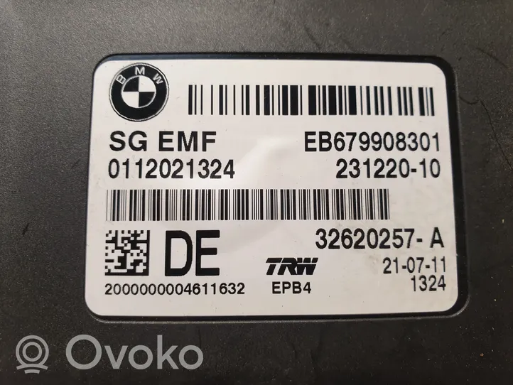 BMW 6 F12 F13 Takajarrun EMF-ohjainlaite/moduuli 6799083