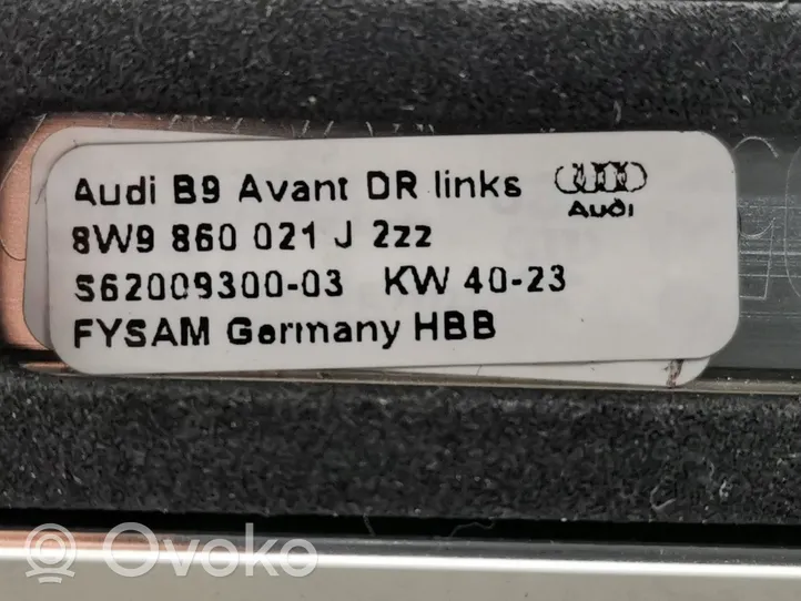 Audi A4 S4 B9 8W Gareniskie jumta reliņi – "ragi" 8W9860021J