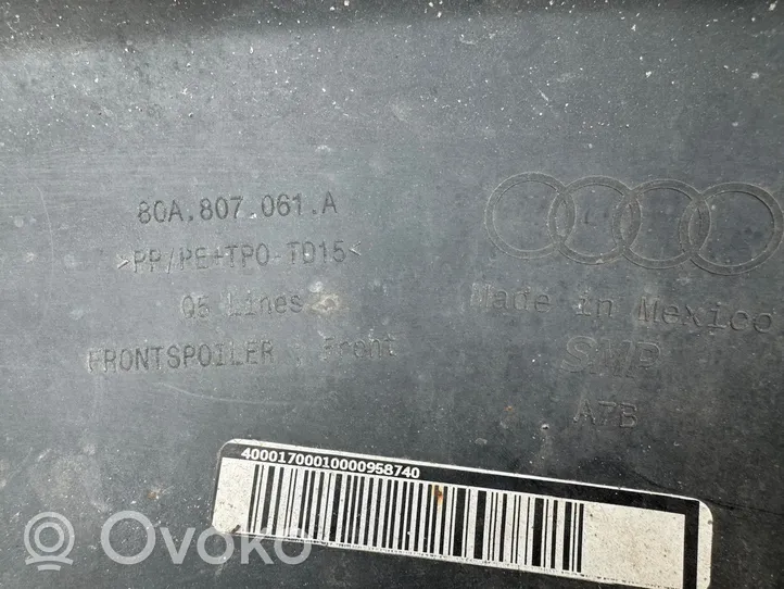 Audi Q5 SQ5 Spojler zderzaka przedniego 80A807061A