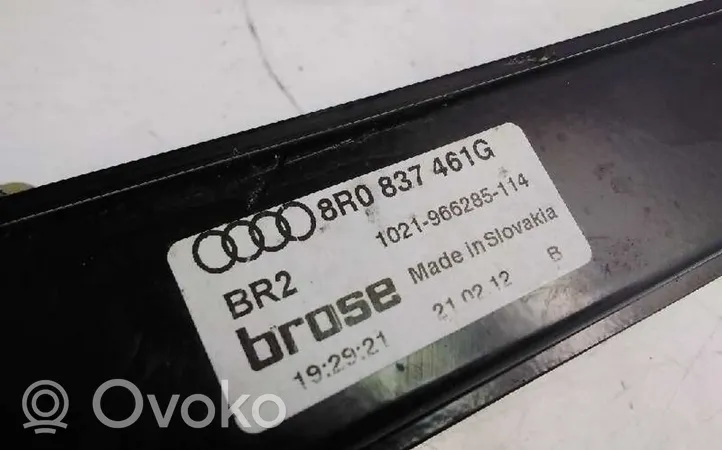 Audi Q5 SQ5 Manualny podnośnik szyby drzwi przednich 8R0837461G