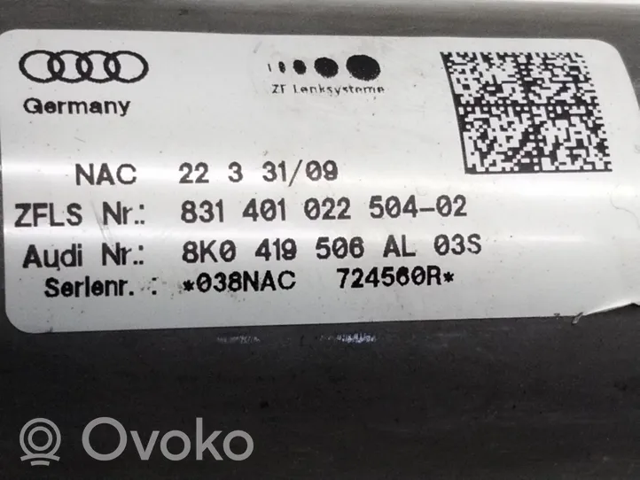 Audi A4 Allroad Ohjauspyörän akseli 8K0419506