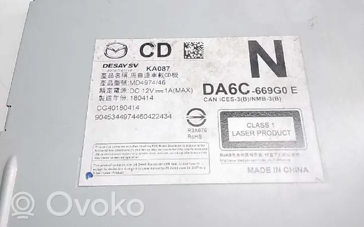 Mazda CX-3 Moduł / Sterownik dziku audio HiFi DA6C669G0E