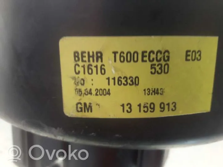 Opel Zafira A Lämmittimen puhallin 13159913