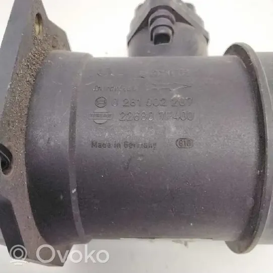 Nissan Primera Przepływomierz masowy powietrza MAF 0281002207