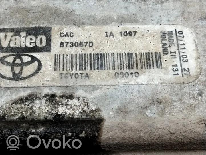 Toyota Corolla E120 E130 Välijäähdyttimen jäähdytin 873067D