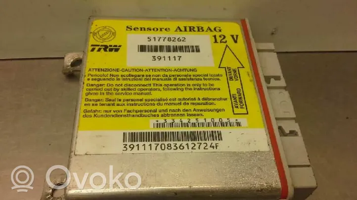 Fiat Panda II Sterownik / Moduł Airbag 0051778262