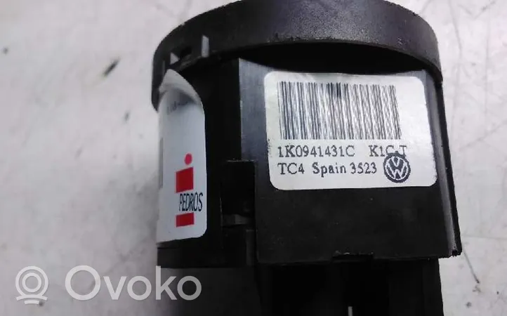 Volkswagen Golf SportWagen Interruttore di regolazione dell’illuminazione del quadro 1K0941431C