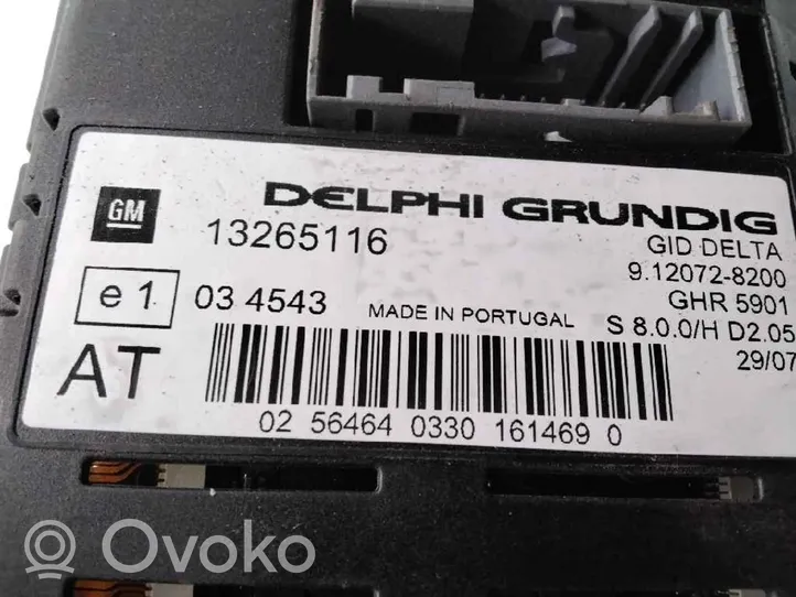 Opel Astra G Schermo del visore a sovrimpressione 13265116