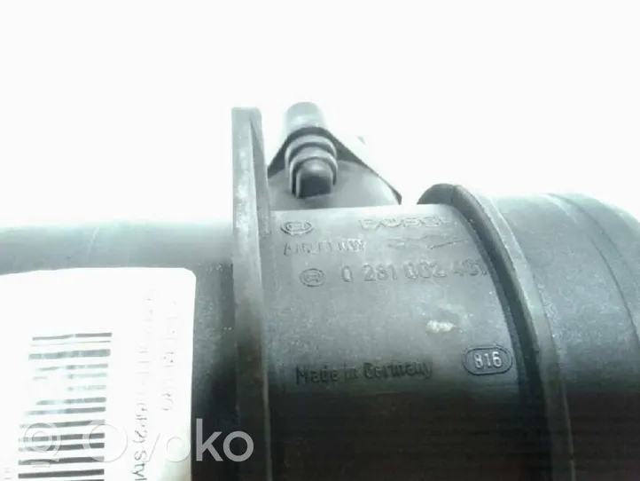 Seat Toledo III (5P) Mass air flow meter 0281002461