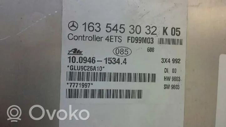 Mercedes-Benz ML W163 Variklio valdymo blokas 1635453032