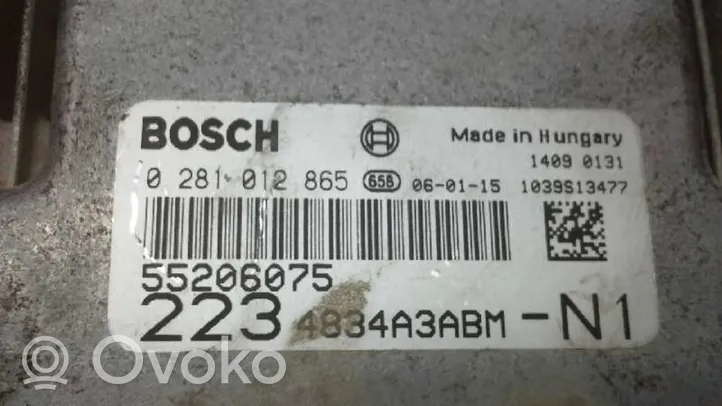 Fiat Doblo Calculateur moteur ECU 0051798817