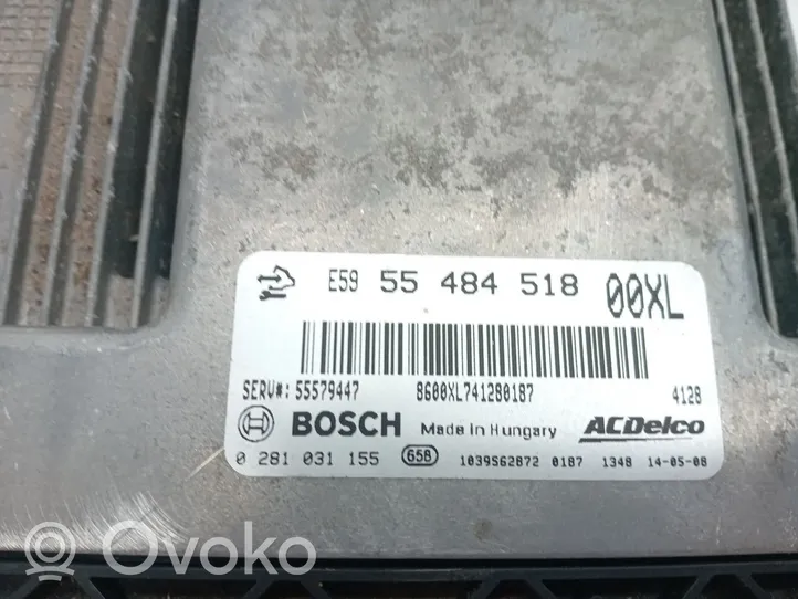 Opel Corsa D Moottorin ohjainlaite/moduuli 55484518