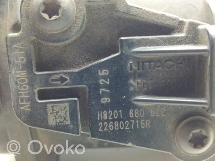 Dacia Dokker Przepływomierz masowy powietrza MAF 165769677R