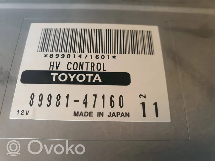 Toyota Prius (XW20) Komputer / Sterownik ECU silnika 8998147160