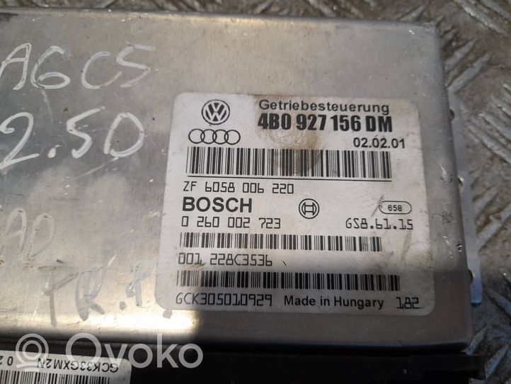 Audi A6 S6 C5 4B Pavarų dėžės valdymo blokas 4B0927156DM