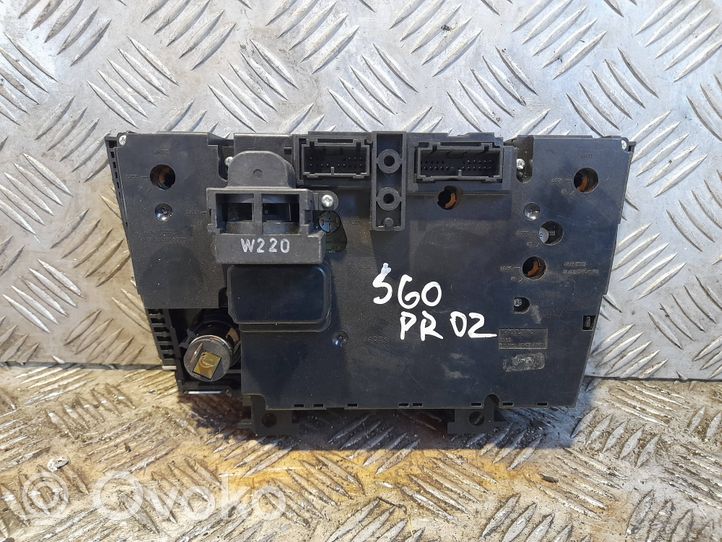 Volvo S60 Console centrale, commande chauffage/clim 