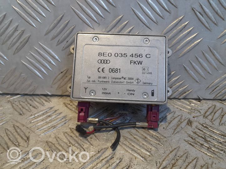 Audi A4 S4 B7 8E 8H Module unité de contrôle d'antenne 8E0035456C