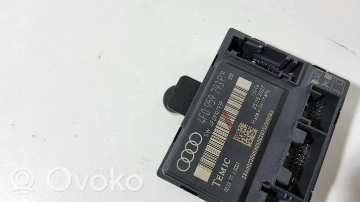 Audi A6 Allroad C6 Centralina/modulo portiere 4F0959793P