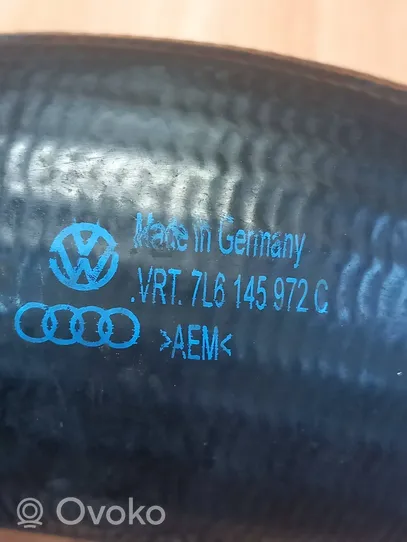 Volkswagen Touareg I Tube d'admission de tuyau de refroidisseur intermédiaire 7L6145972C