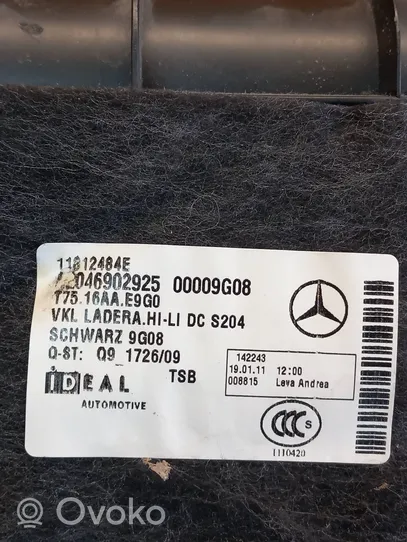 Mercedes-Benz C W204 Copertura del rivestimento bagagliaio/baule A2046902925