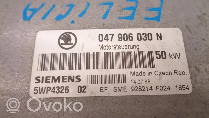 Skoda Felicia II Komputer / Sterownik ECU silnika 047906030N