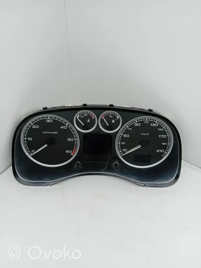 Peugeot 307 Compteur de vitesse tableau de bord P9636708880E05