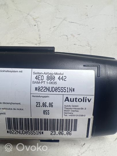 Audi A8 S8 D3 4E Seat airbag 4E0880442