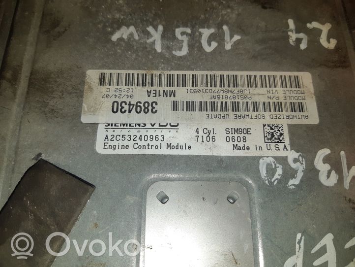 Jeep Patriot Calculateur moteur ECU 389430