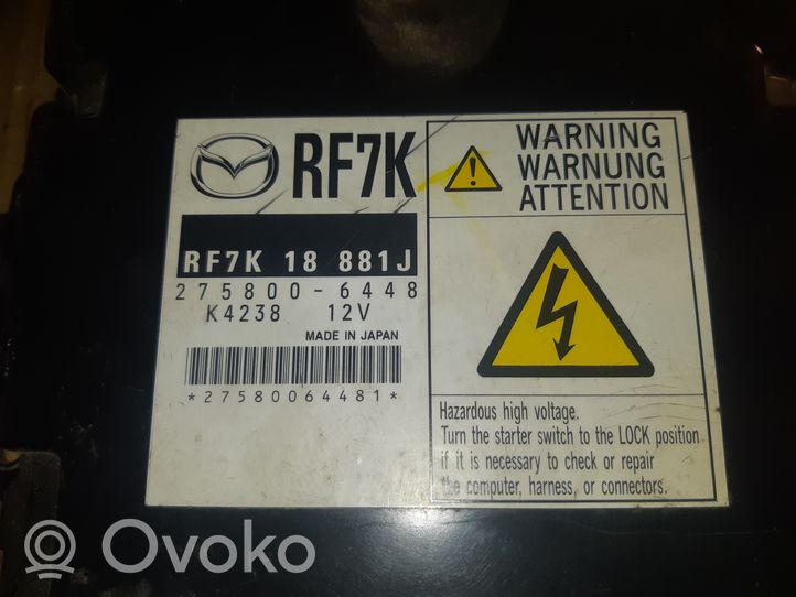 Mazda 6 Sterownik / Moduł ECU RF7K18881J