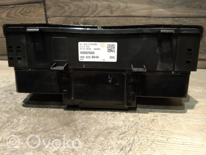 Volkswagen Jetta V Spidometrs (instrumentu panelī) 1K0920864A