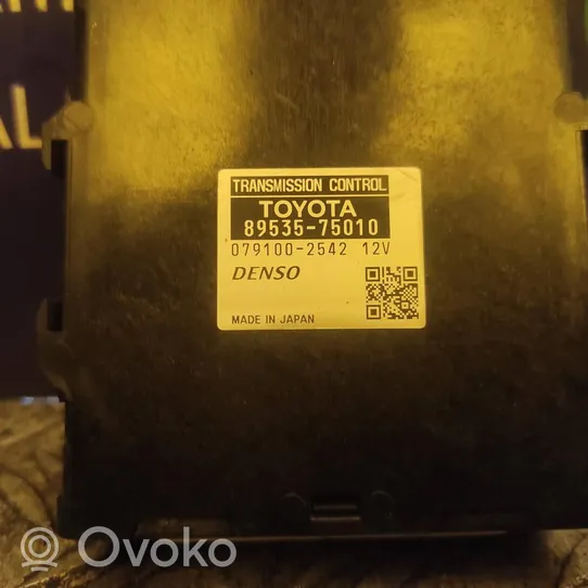 Toyota Prius (NHW20) Pavarų dėžės valdymo blokas 8953575010