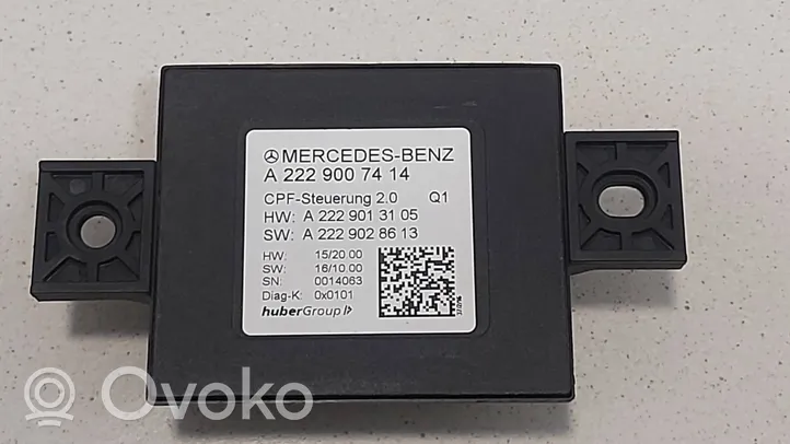 Mercedes-Benz C AMG W205 Module de contrôle caméra arrière A2229007414