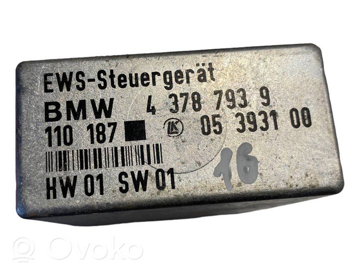BMW 3 E36 Unité de commande dispositif d'immobilisation 43787939