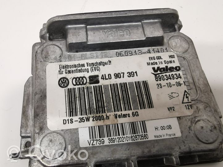 Audi Q7 4L Modulo di zavorra faro Xenon 4L0907391