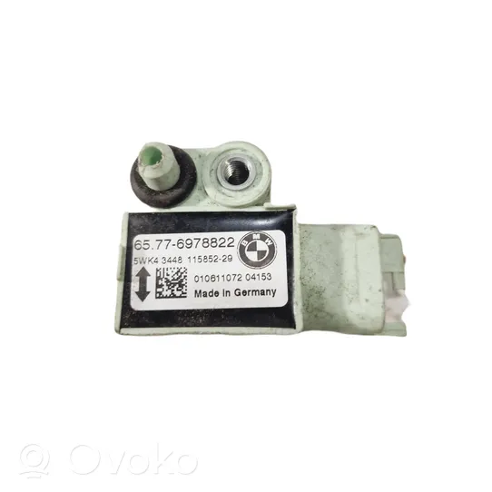 BMW 5 E60 E61 Sensore d’urto/d'impatto apertura airbag 6978822