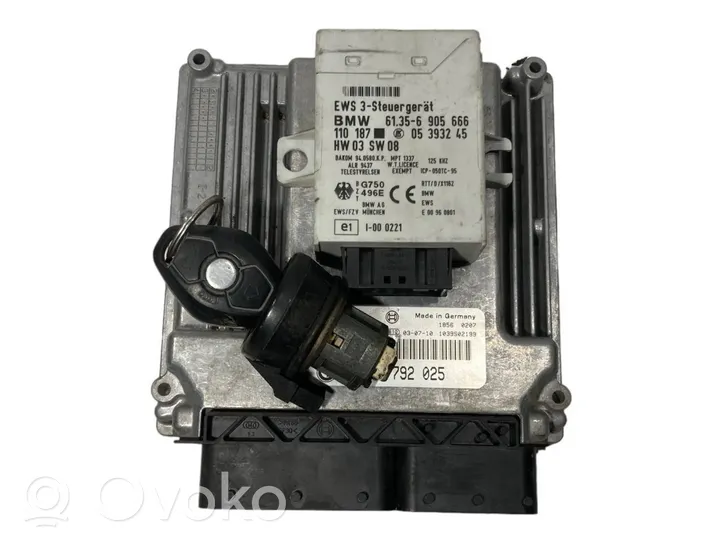 BMW 3 E46 Komputer / Sterownik ECU i komplet kluczy 7792025