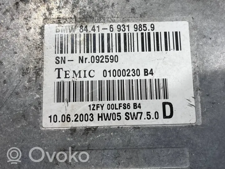 BMW 7 E65 E66 Module reconnaissance vocale 6931985