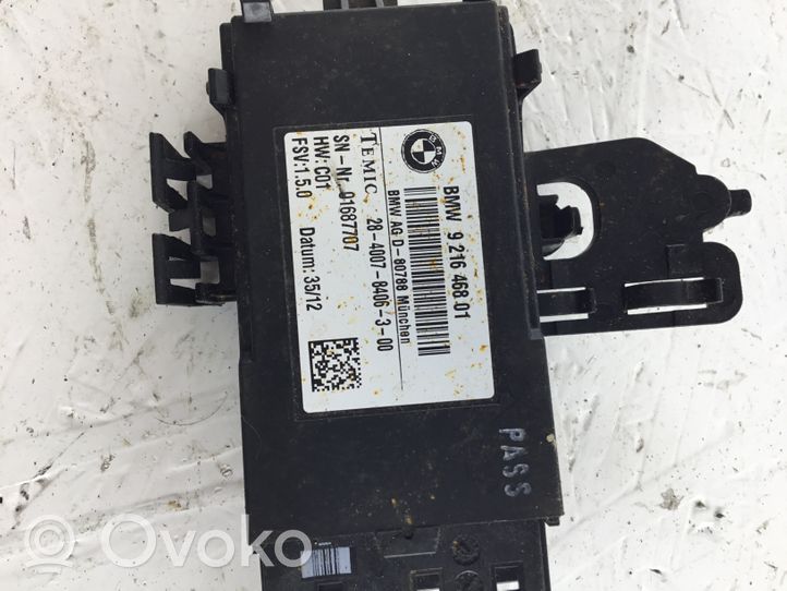 BMW 7 F01 F02 F03 F04 Seat heating relay 9216468