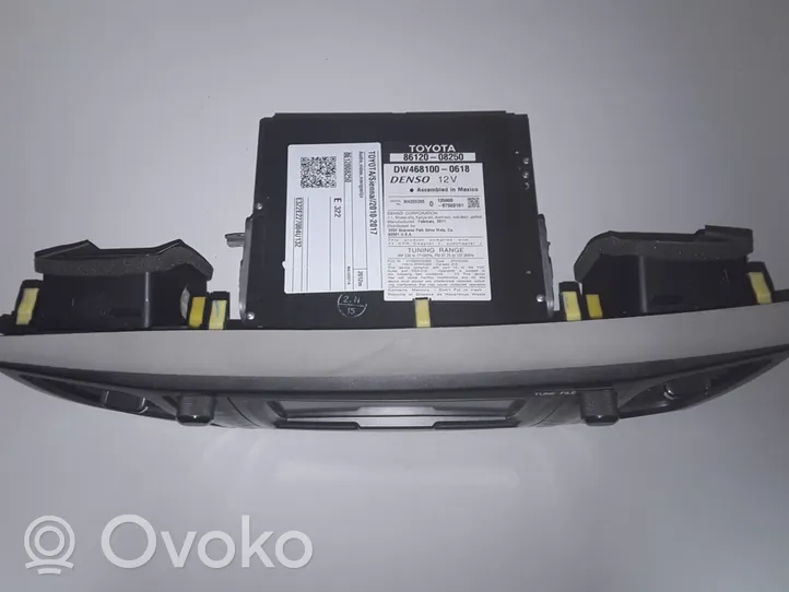 Toyota Sienna XL30 III Unità principale autoradio/CD/DVD/GPS 8612008250