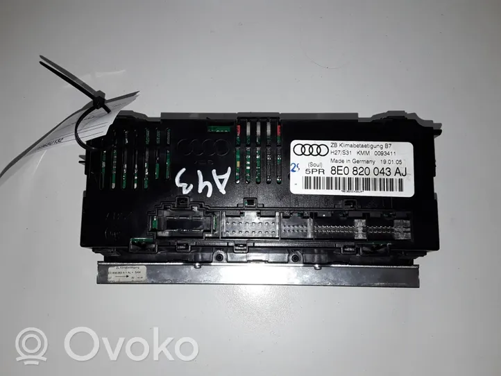 Audi A4 S4 B8 8K Module unité de contrôle climatisation 5PR8E0820043AJ