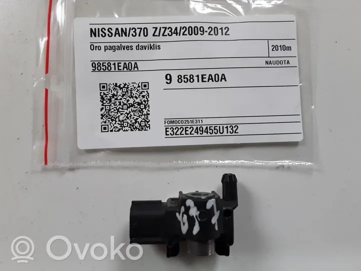 Nissan 370Z Sensore d’urto/d'impatto apertura airbag 98581EA0A