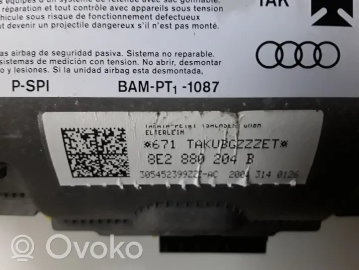 Audi A4 S4 B7 8E 8H Airbag del passeggero BAMPT11087