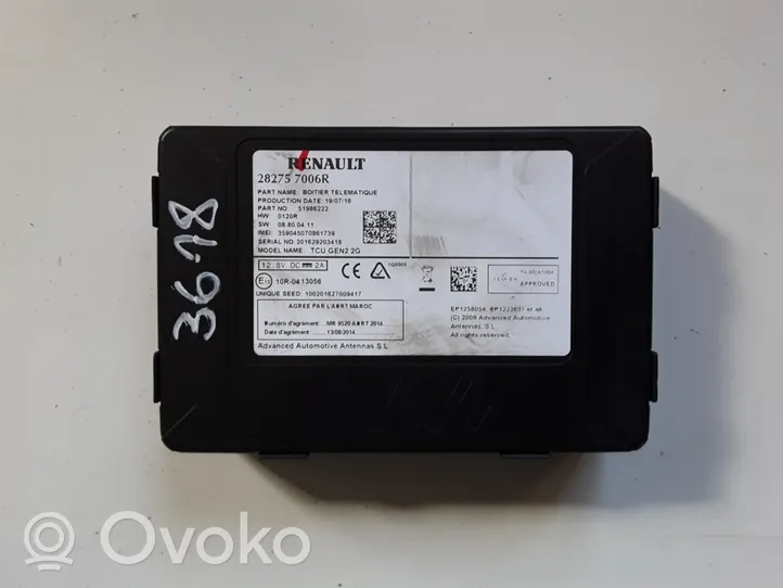 Renault Megane IV GPS-navigaation ohjainlaite/moduuli 282757006R