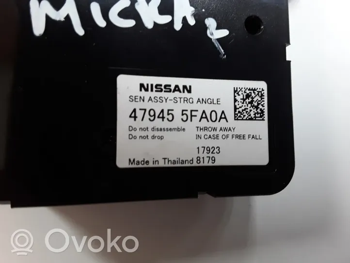 Nissan Micra K14 Sensore angolo sterzo 479455FA0A