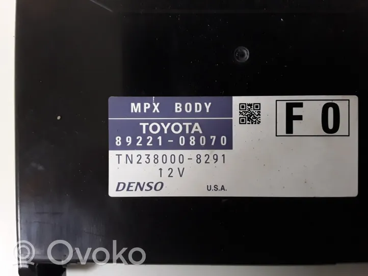 Toyota Sienna XL30 III Muut ohjainlaitteet/moduulit 8922108070