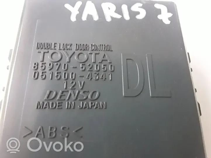 Toyota Yaris Unité de commande / module de verrouillage centralisé porte 8597052050