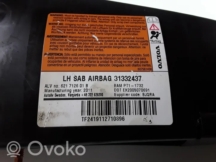 Volvo XC70 Sėdynės oro pagalvė 31332437