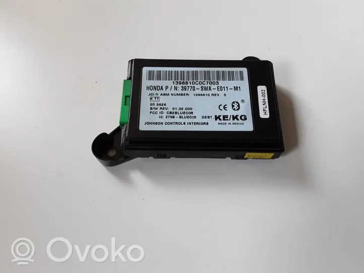 Honda CR-V Moduł / Sterownik Bluetooth 39770SWAE011